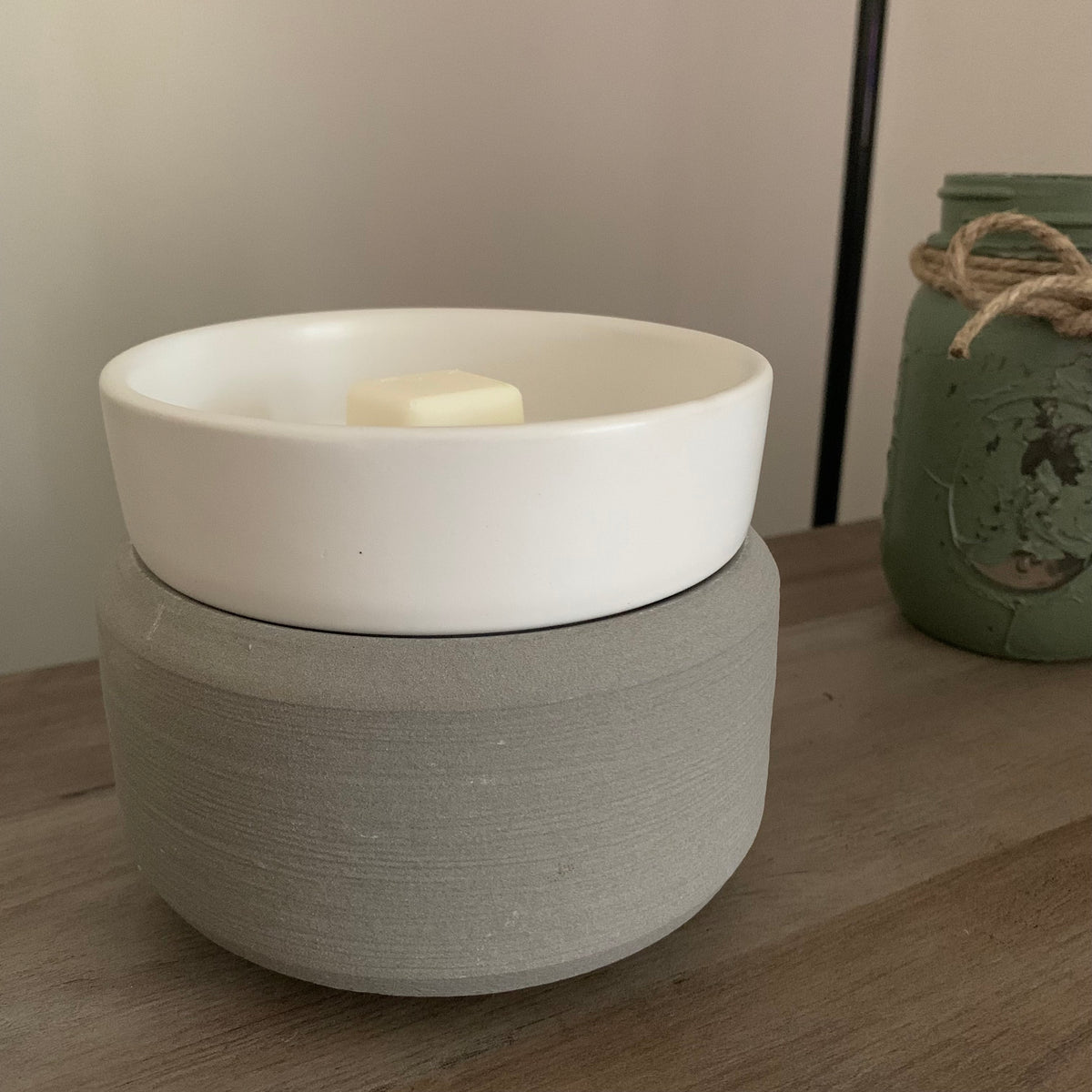 Gray Texture 2-in-1 Wax/Candle Warmer – The Canary's Nest Candle Company