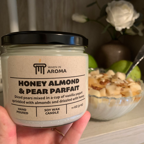 Honey Almond & Pear Parfait Soy Candle