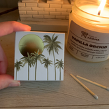 Gold Palm Tree Matchbook