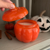 16 oz Glass Pumpkin Jar Soy Candle