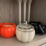 16 oz Glass Pumpkin Jar Soy Candle