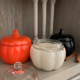 16 oz Glass Pumpkin Jar Soy Candle