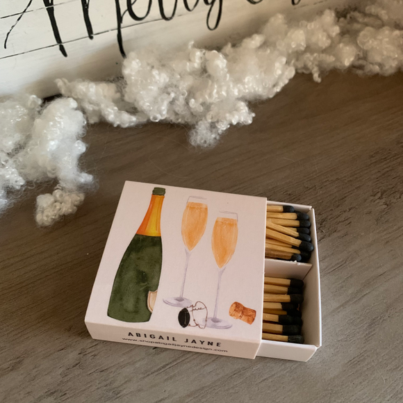 Champagne Matchbook