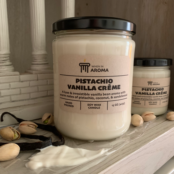 Pistachio Vanilla Crème Soy Candle