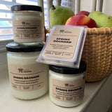 Various sizes of Spring Orchard soy candles