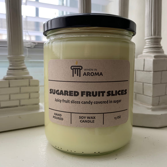 Sugared Fruit Slices Soy Candle