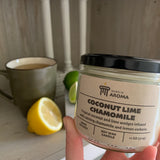 Coconut Lime Chamomile Soy Candle