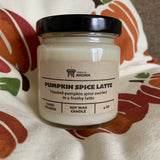 Pumpkin Spice Latte Soy Candle 4 oz