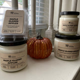 Various sizes of Maple Glazed Apples Soy Wax Candles