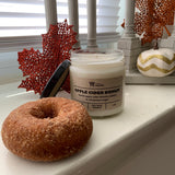 Apple cider donut fall candle