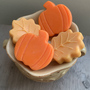 Pumpkin and leaves wax melts
