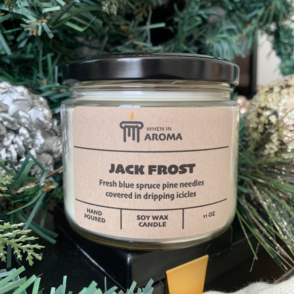 Jack Frost 11 oz soy candle