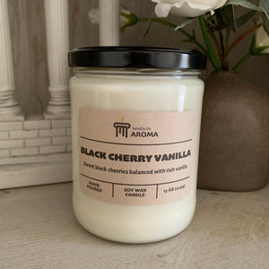Black Cherry Vanilla Soy Candle