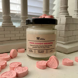 Pink Candy Hearts 4 oz soy candle